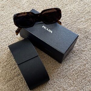 Prada Brown Tortoise Sunglasses
